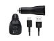 EP-LN920CBEGWW Samsung Adaptive Fast Charging Dual USB Car Charger USB-C Black Bulk