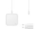 EP-P2400TWEGEU Samsung Wireless Qi Charger Pad 15W + Fast Travel Charger 25W White