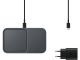 EP-P5400TBEGEU Samsung Wireless Qi Duo Charger Pad 15W + Fast Travel Charger 25W Dark Grey