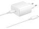 EP-TA845XWEGWW Samsung Fast PD Wall Charger USB-C incl. USB-C Cable 45W White Bulk